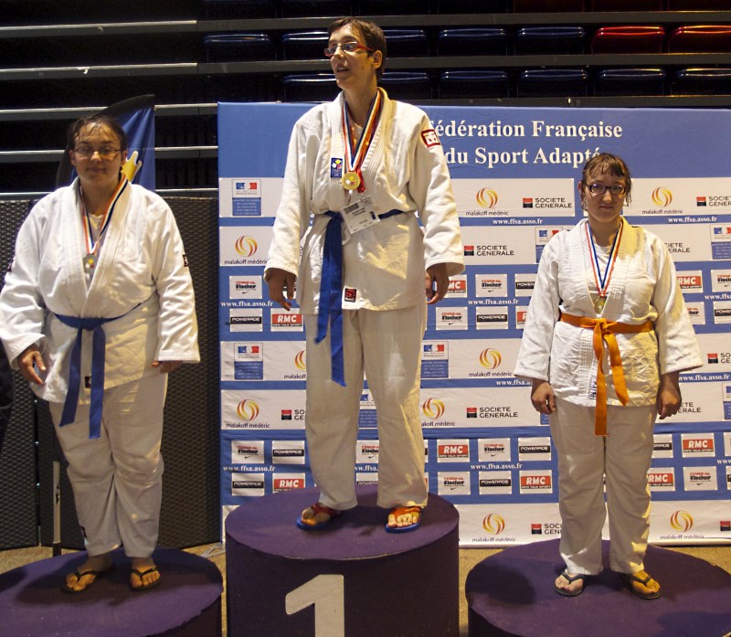 Podium de Marina Maumus