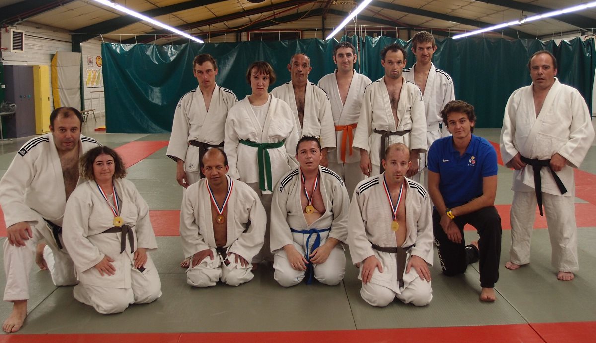 visite de Matthieu Assmat au judo club du Val d'Adour